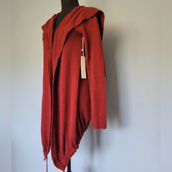 SHAE Anthropologie Knit Cardigan Size XS in Red Pomegrante - Picture 12 of 13